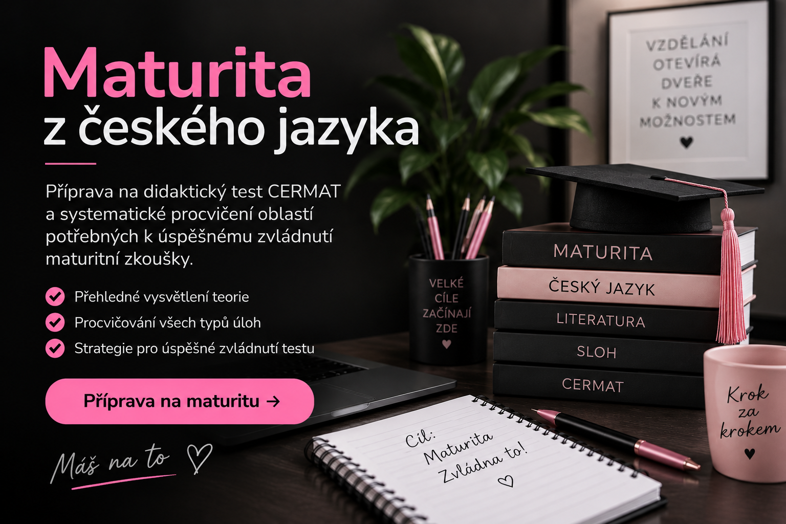 Maturita z českého jazyka - příprava na didaktický test cermat